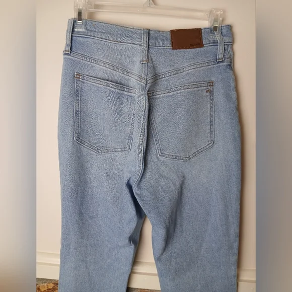 Madewell the Perfect Vintage Jean 27 Light wash Distressed Great UC - Picture 8 of 10